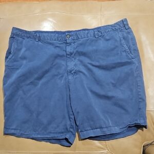 Tommy Bahama Men's Flat Front Shorts - Blue 50